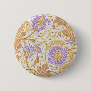 Walter Crane Teazle & Pomegranate Art Nouveau 6 Cm Round Badge