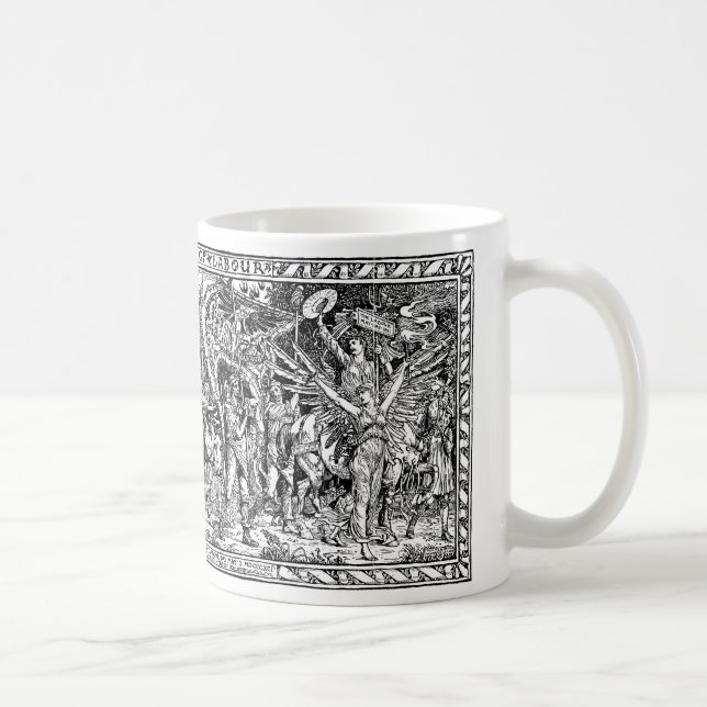 Walter Crane Triumph of Labor Coffee Mug (Right)