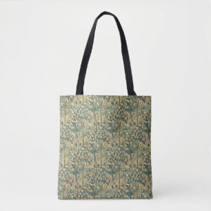 Walter Crane - Vintage Art Nouveau Macaw Pattern Tote Bag