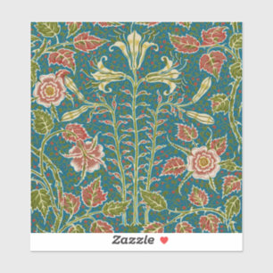 Walter Crane Vintage Lily and Rose Floral