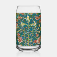 Walter Crane Vintage Lily and Rose Floral