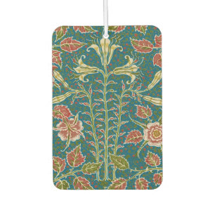 Walter Crane Vintage Lily and Rose Floral Car Air Freshener