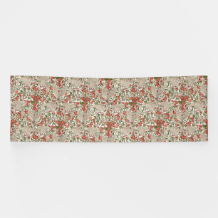 Walter Crane White Cockatoo Red Pomegranate Art Banner