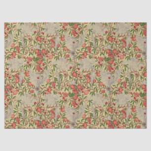 Walter Crane White Cockatoo Red Pomegranate Art Tissue Paper