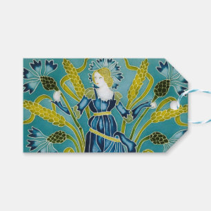 Walter Crane's Flora Art Nouveau Gift Tags