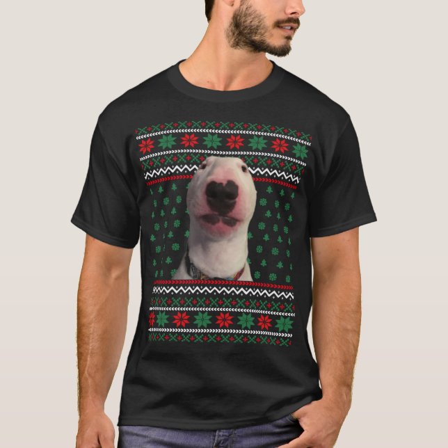 Walter Dog Meme Ugly Christmas Sweater Xmas Funny  (Front)