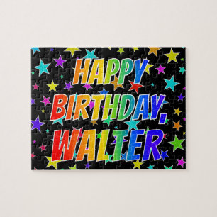 "WALTER" First Name, Fun "HAPPY BIRTHDAY" Jigsaw Puzzle