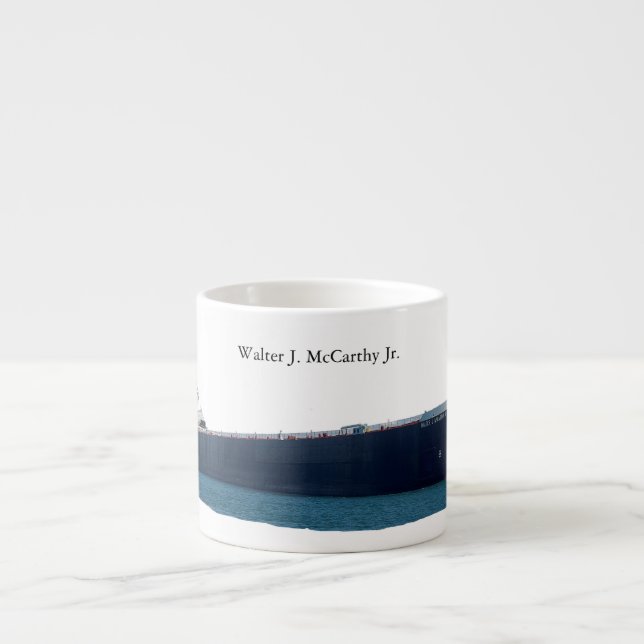 Walter J. McCarthy Jr. cutout espresso mug (Front)