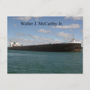 Walter J. McCarthy Jr. postcard