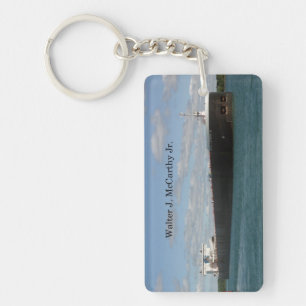 Walter J. McCarthy Jr. rectangle acrylic key chain