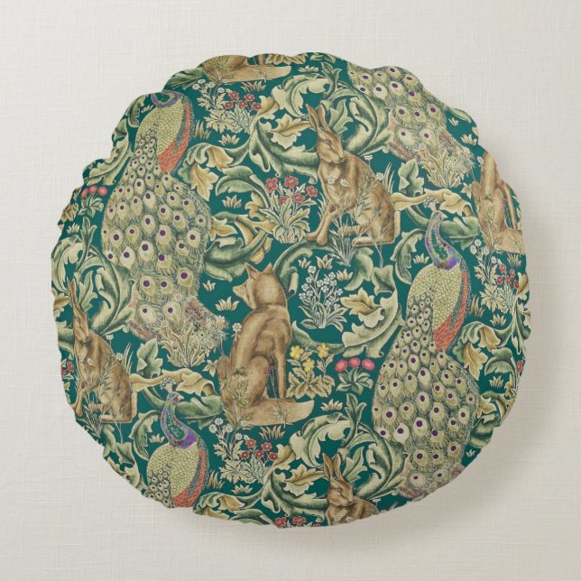 Walter Morris "Forest" Round Cushion (Front)