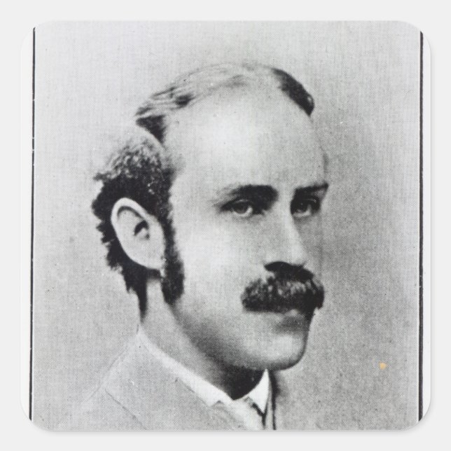 Walter Pater Square Sticker (Front)