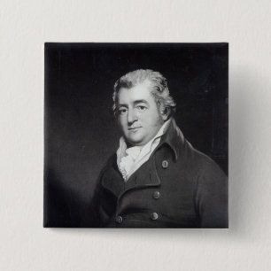 Walter Ramsden Fawkes, engraved by William Say 15 Cm Square Badge