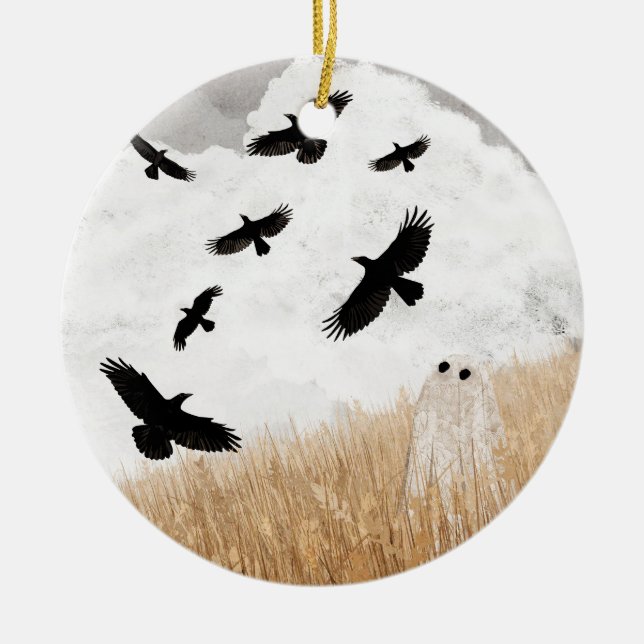 Walter & The Crows Ceramic Ornament (Front)