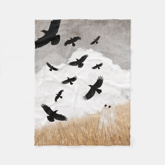Walter & The Crows Fleece Blanket (Front)