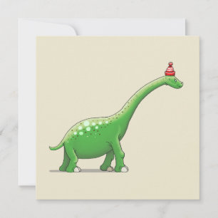 Walter the Dinosaur Birthday Card