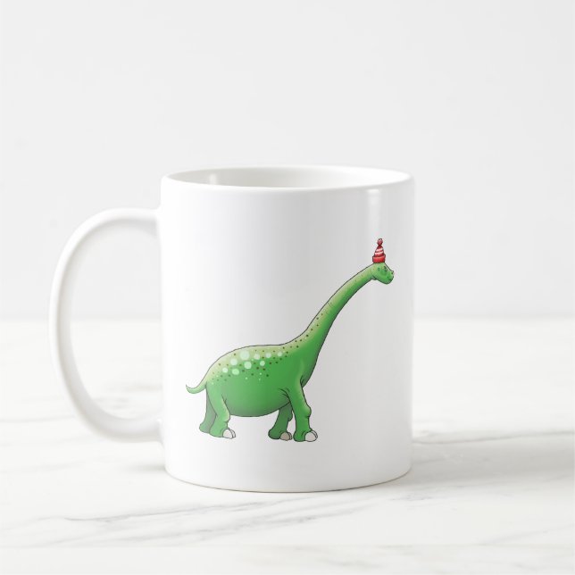 Walter the Dinosaur Coffee Mug (Left)