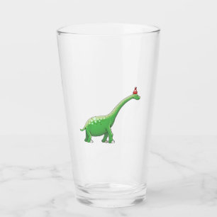 Walter the Dinosaur Glass