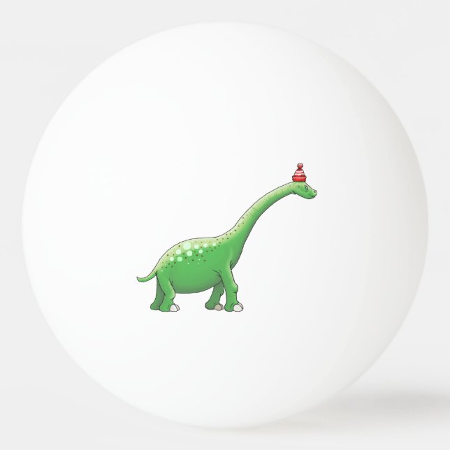 Walter the Dinosaur Ping Pong Ball (Front)