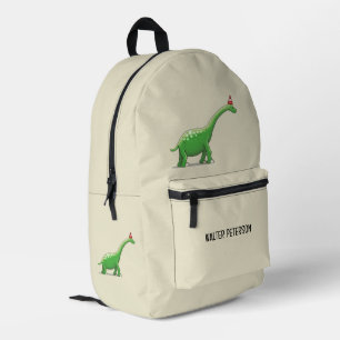 Walter the Dinosaur Printed Backpack