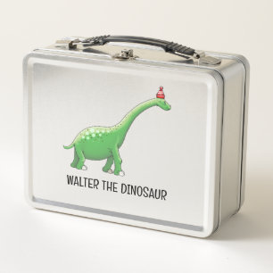 Walter the Long Neck Dinosaur Metal Lunch Box