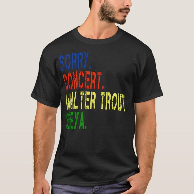 Walter Trout Music T-Shirt (Front)