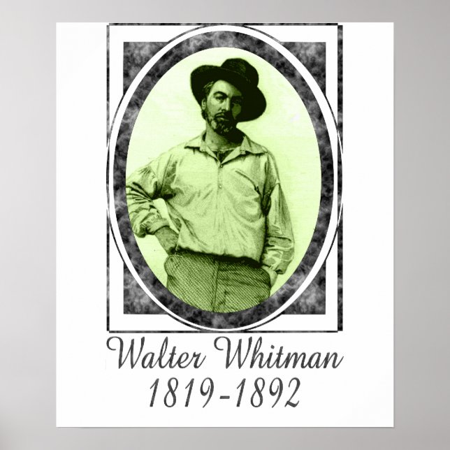 Walter Whitman Poster (Front)