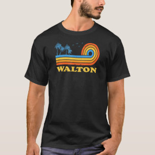 Walton Florida Summer Fl Tropical Us Cities Floral T-Shirt