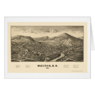 Walton, NY Panoramic Map - 1887