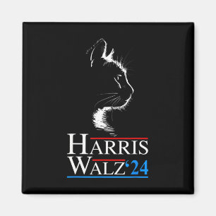 Waltz 2024 Cat Election Kamala Harris Tim Walz 202 Magnet