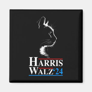 Waltz 2024 Election Funny Cat Kamala Harris Tim Wa Magnet