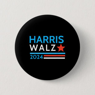 Waltz 2024 Election Kamala Harris Tim Waltz 2024 1 6 Cm Round Badge
