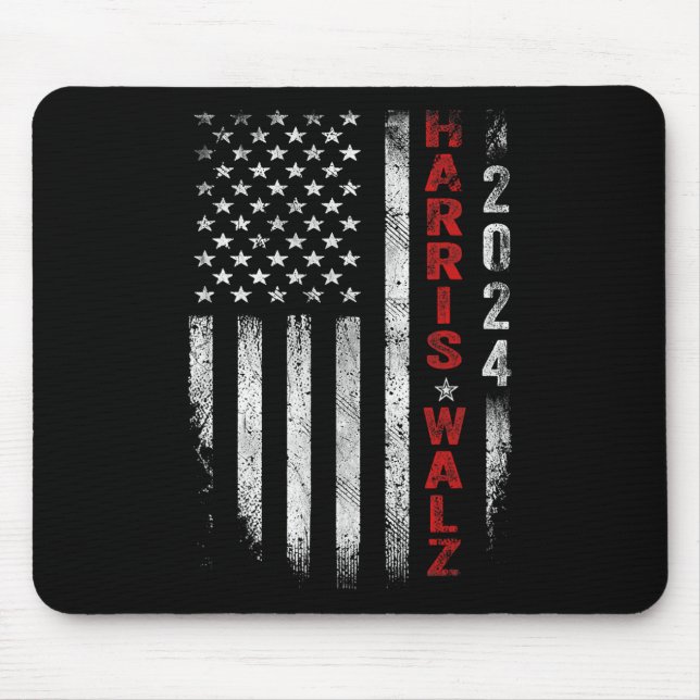 Waltz 2024 Election Kamala Harris Tim Waltz 2024 2 Mouse Pad (Front)