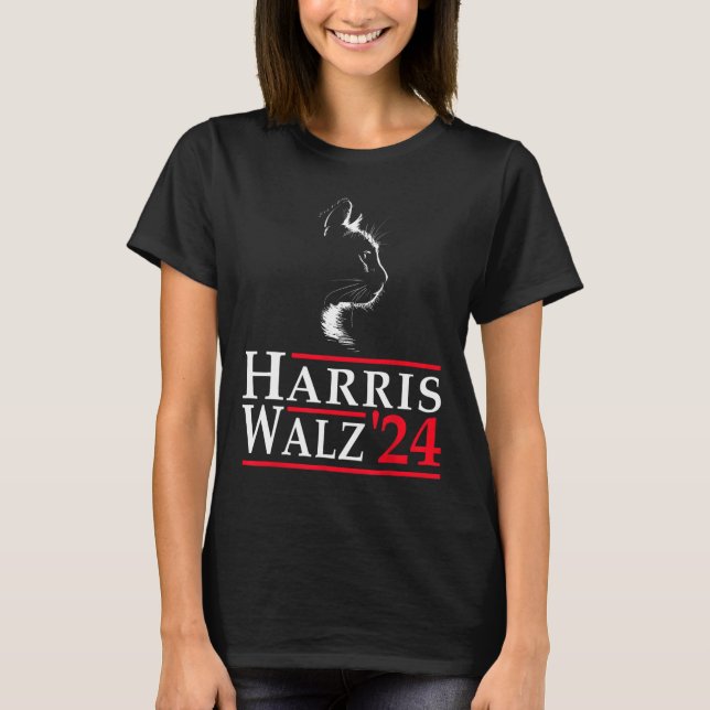 Waltz 2024 Election Kamala Harris Tim Waltz 2024 3 T-Shirt (Front)