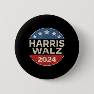 Waltz 2024 Election Kamala Harris Tim Waltz 2024 5 6 Cm Round Badge