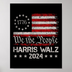 Waltz 2024 Election Kamala Harris Tim Waltz 2024 5 Poster