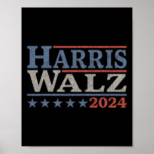 Waltz 2024 Election Kamala Harris Tim Waltz 2024 & Poster