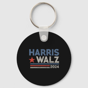 Waltz 2024 Election Kamala Harris Tim Waltz Key Ring