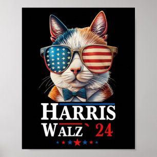 Waltz 2024 Election Shirt Cat Ladies Kamala Harris Poster