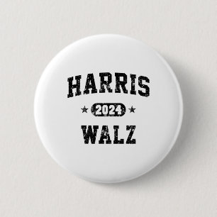 Waltz 2024 Election Vote For Kamala Harris Tim Wal 6 Cm Round Badge