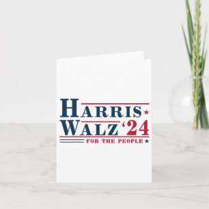 Waltz 2024 For The People Kamala Harris Tim Waltz Card