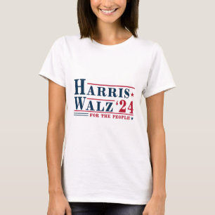 Waltz 2024 For The People Kamala Harris Tim Waltz T-Shirt