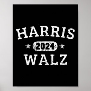 Waltz 2024 Shirt Election Kamala Harris Tim Waltz Poster