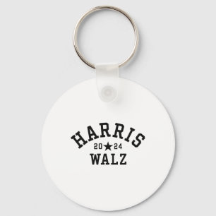 Waltz 2024 Vintage Kamala Harris Tim Walz Key Ring