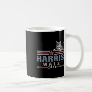 Waltz 24 For President Patriotic Kamala Funny Cat Coffee Mug
