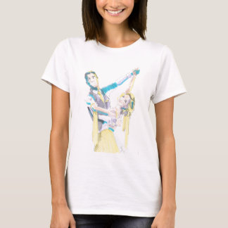 Waltz Ballroom Dancers Drawing T-Shirt