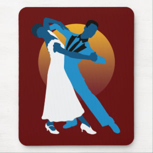 Waltz Dancing Lovers Mouse Pad