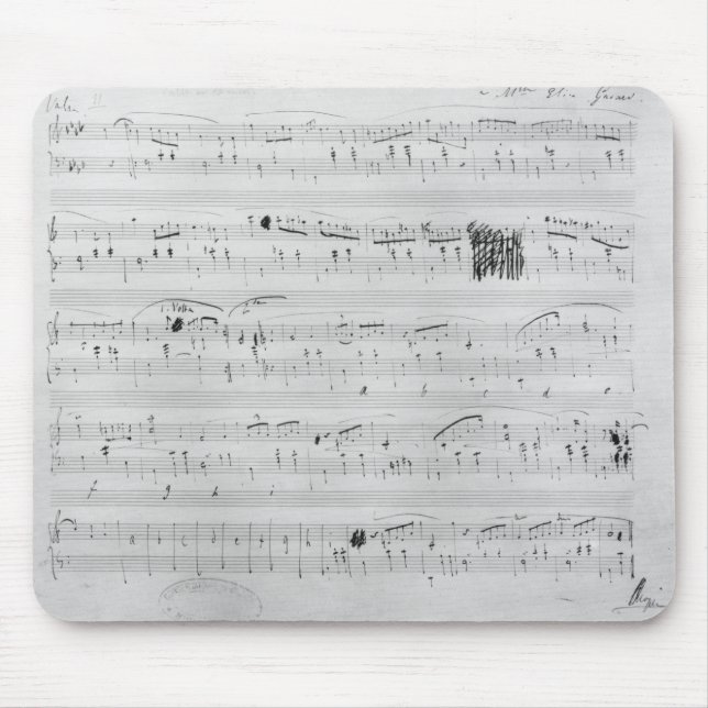 Waltz in F minor Mouse Pad (Front)