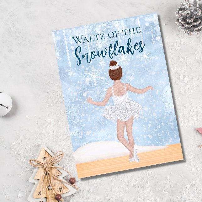 Waltz of the Snowflakes the Nutcracker Ballet Holiday Card (Creator Uploaded)