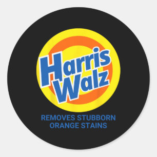 Waltz Remove Stubborn Orange Stains 2024 Classic Round Sticker
